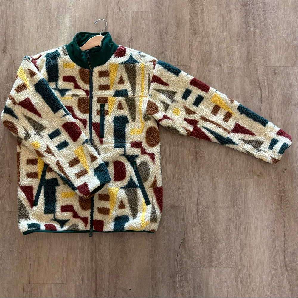 ALD FW19 - BLOWN PRINT POLAR FLEECE sz. MEDIUM
